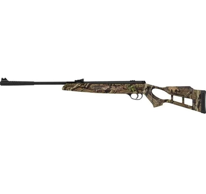 HATSAN EDGE RIFLE CAMO 5.5mm22 (5.5 mm) caliber Single shot break barrel action Adjustable trigger pull & travel Rifled steel barrel Manual safety Automatic cocking safety