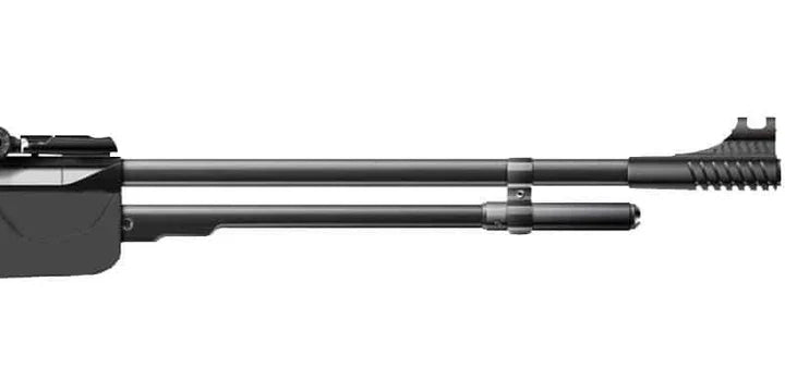 Snowpeak B3-3P Air Rifle 5.5mm/0.22 - Syntheticunder Available in .22 (5.5 mm) caliber. TRUGLO fiber optic sights with contrasting fiber colors Rubber butt pad for recoil absorption. Muzzle Velocity: 460 FPS