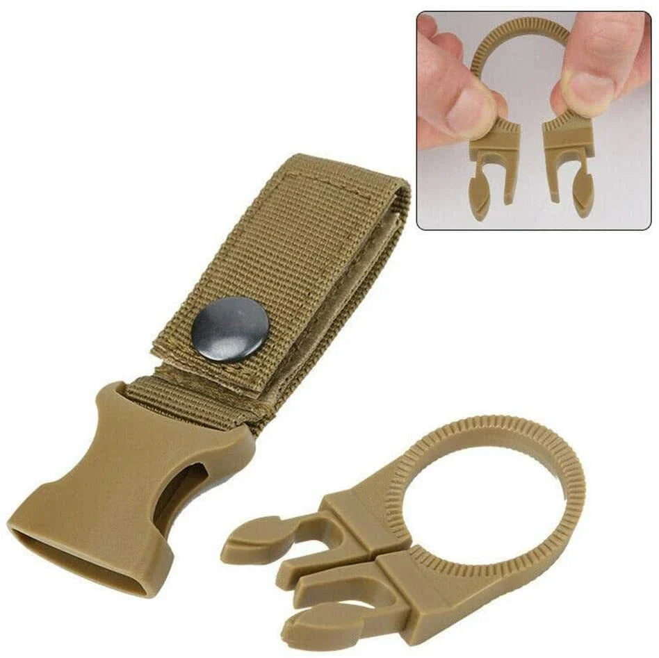 3 piece Hanging Bottle Buckle Clip Carabiner Backpack Belt Buckle Water Bottle Bracket