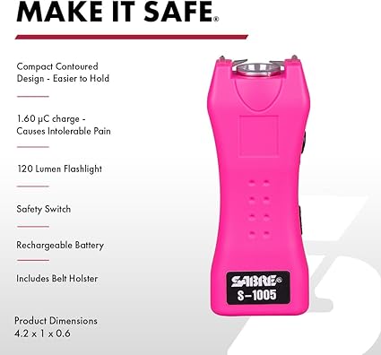 1 Stun Gun and Flashlight