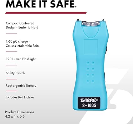 1 Stun Gun and Flashlight