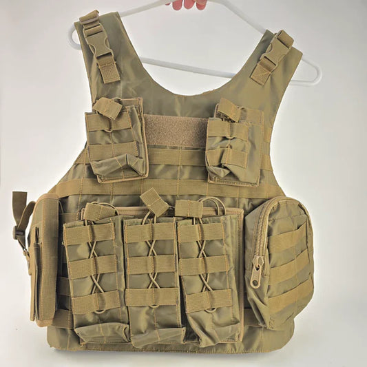 Combat Tactical Vest | Tactical Vest Hunting Camouflage Assault Molle Vest