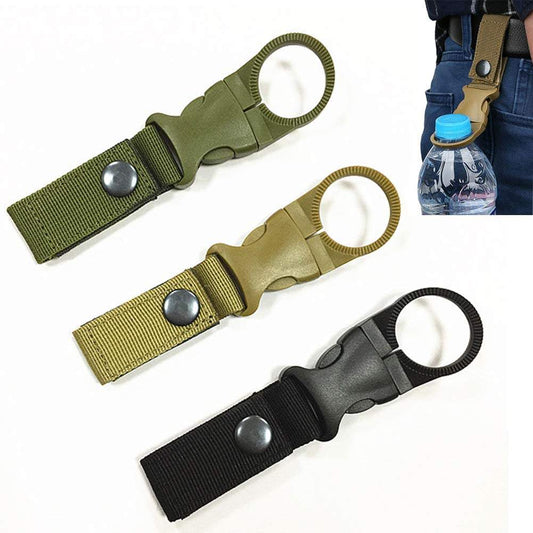 3 piece Hanging Bottle Buckle Clip Carabiner Backpack Belt Buckle Water Bottle Bracket