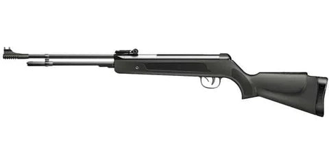 Snowpeak B3-3P Air Rifle 5.5mm/0.22 - Syntheticunder  Available in .22 (5.5 mm) caliber.  TRUGLO fiber optic sights with contrasting fiber colors  Rubber butt pad for recoil absorption.  Muzzle Velocity: 460 FPS