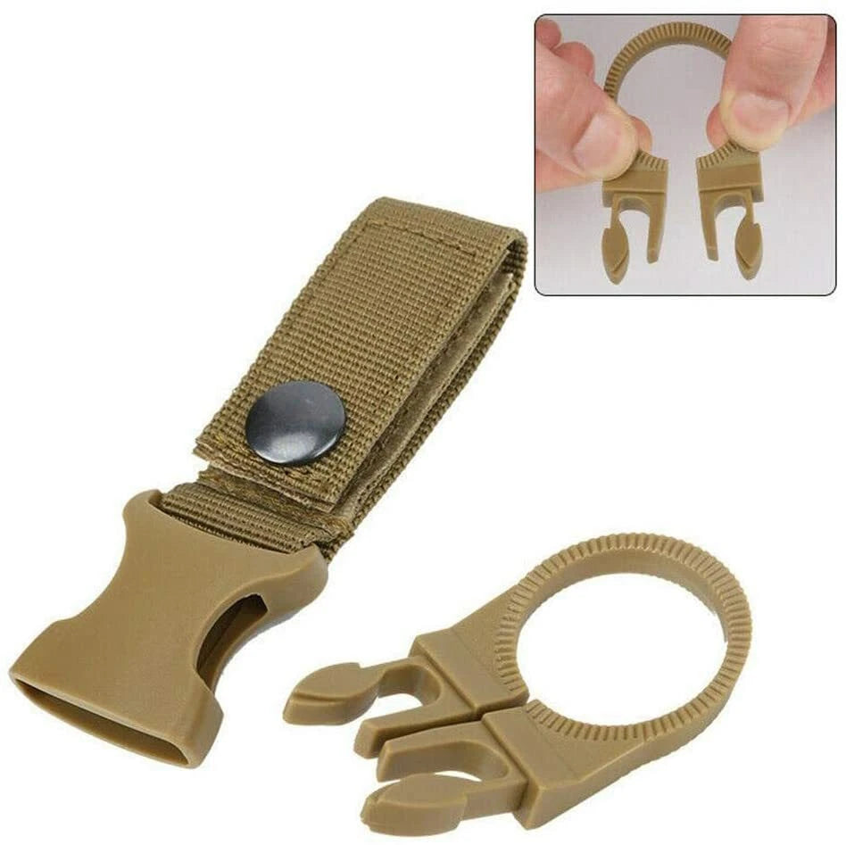 3 piece Hanging Bottle Buckle Clip Carabiner Backpack Belt Buckle Water Bottle Bracket